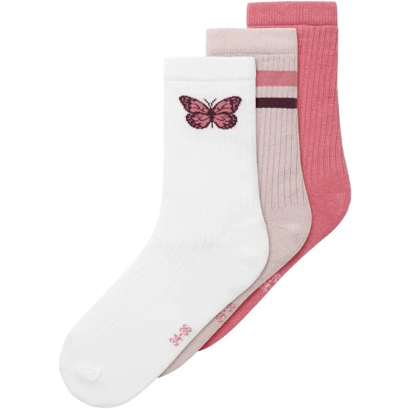 Name It Bright White Luna 3-Pak Strømper 1