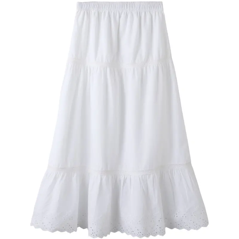 Name It Bright White Nkfhermala Long Nederdel 1