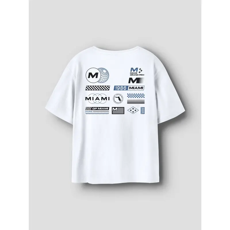 Name It Bright White Nkmbenno Ss Nreg Top Box Pb 2