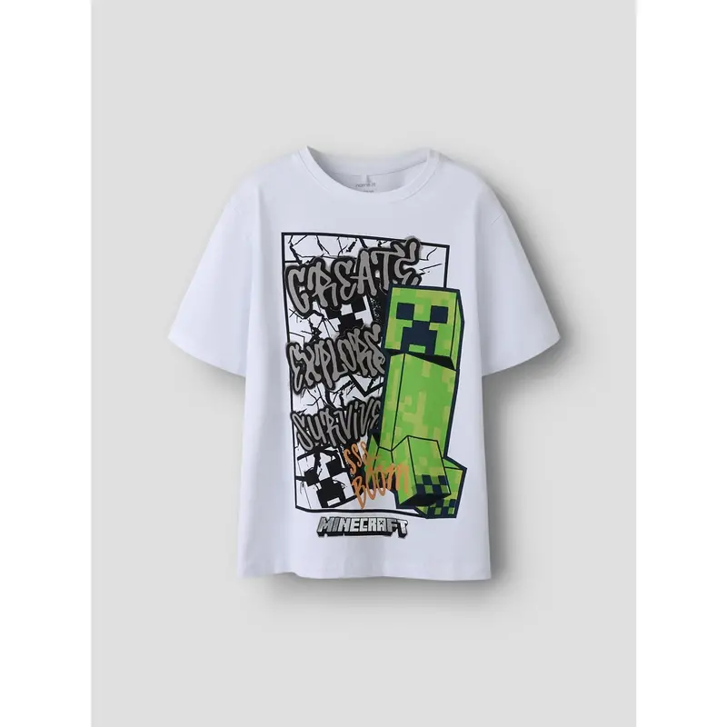 Name It Bright White Nkmmase Minecraft Ss Nreg Top Noos Bfu 2