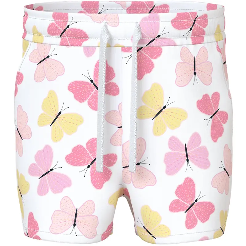 Name It Bright White Pink Butterfly Nmfvigga Shorts F1 Noos 1