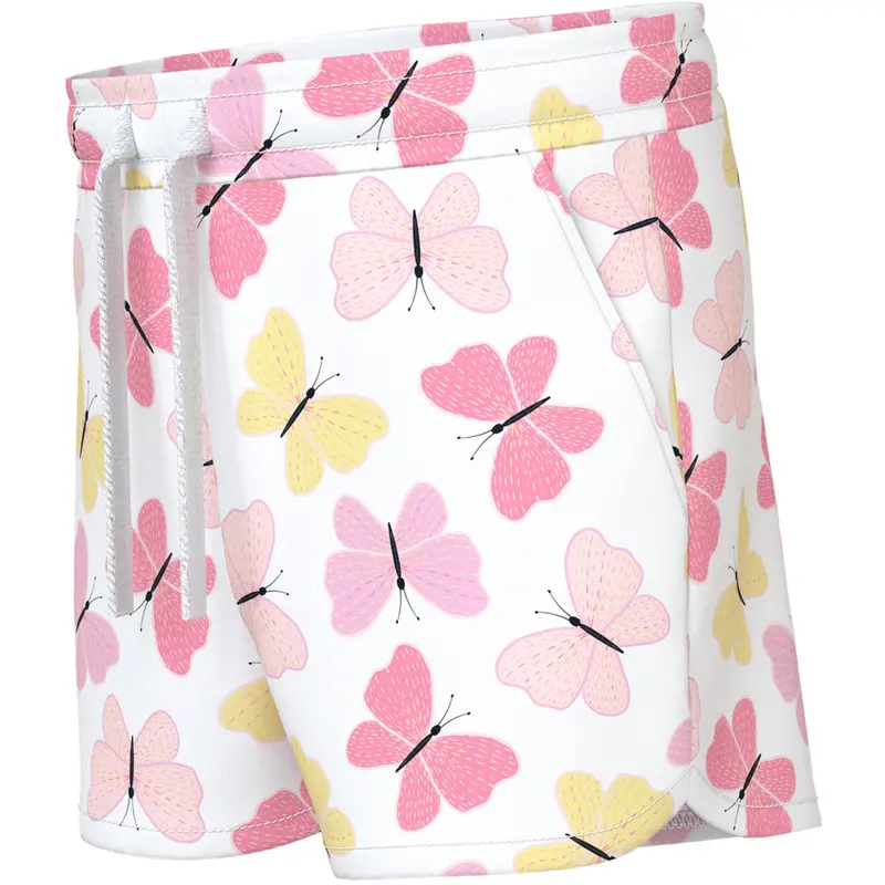 Name It Bright White Pink Butterfly Nmfvigga Shorts F1 Noos 3