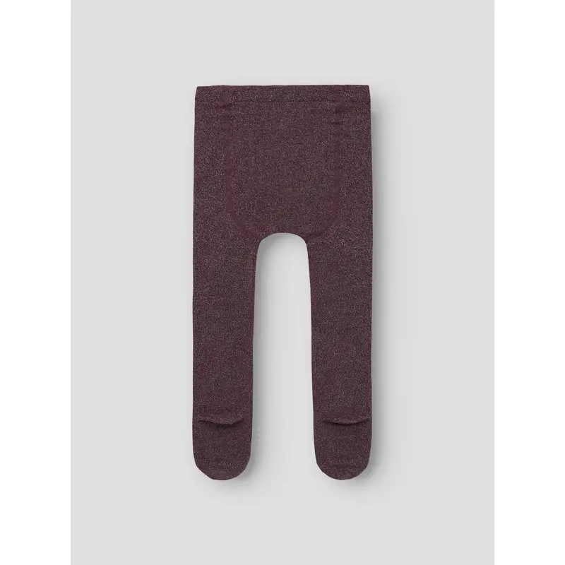 Name It Burgundy Lurex Silver Nmfrosie Pantyhose 2