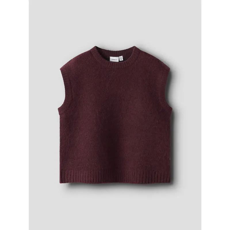 Name It Burgundy Nkfoneifyly Strik Vest 4