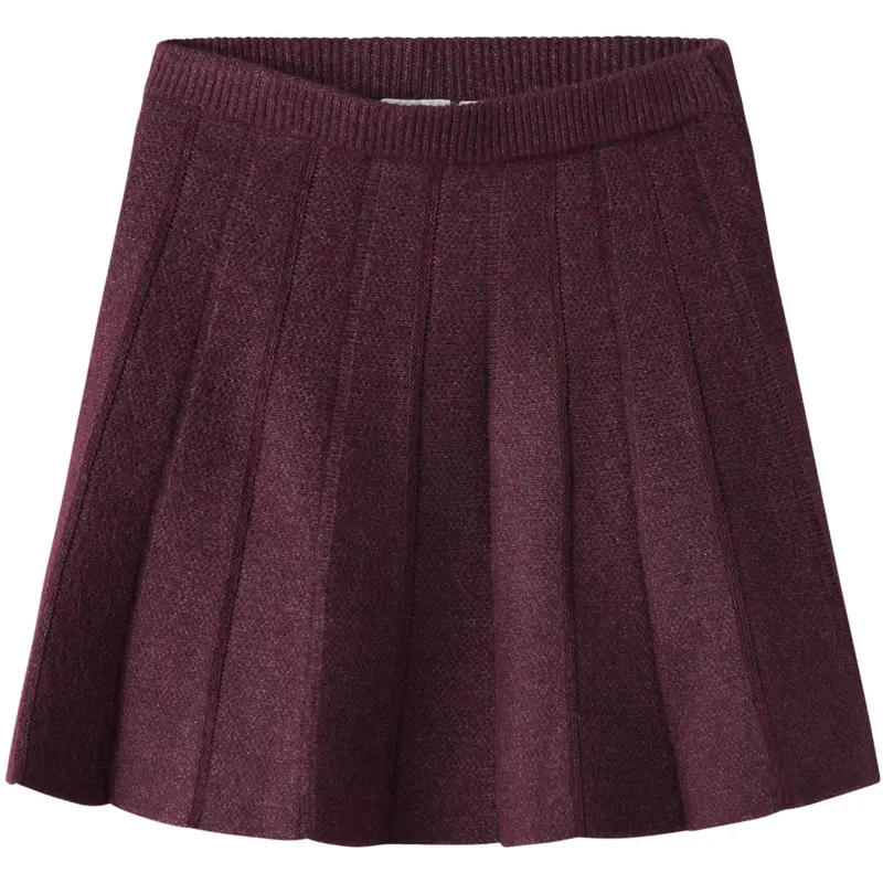 Name It Burgundy Nkfsonia Strik Nederdel 1