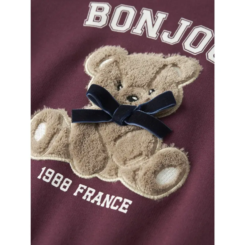 Name It Burgundy Nmfrear Ls Sweat Bru 4