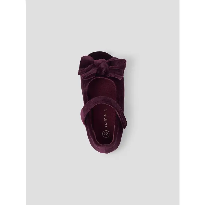 Name It Burgundy Nmfriva Ballerina Sko 2