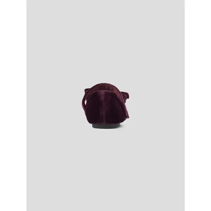 Name It Burgundy Nmfriva Ballerina Sko 3