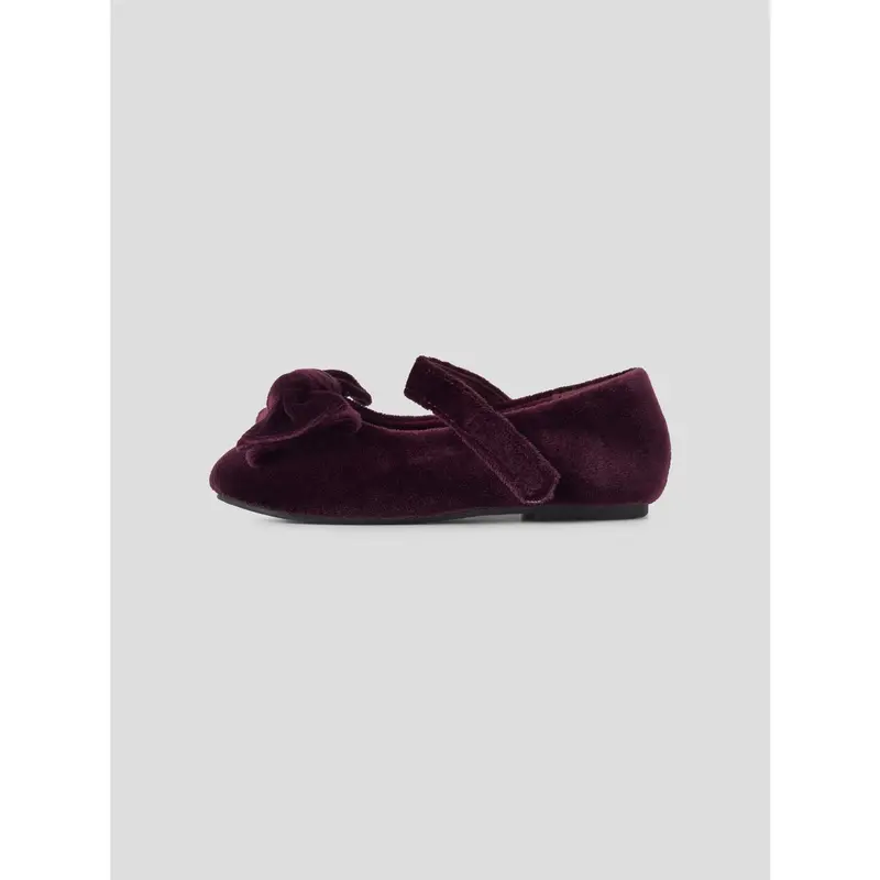 Name It Burgundy Nmfriva Ballerina Sko 4
