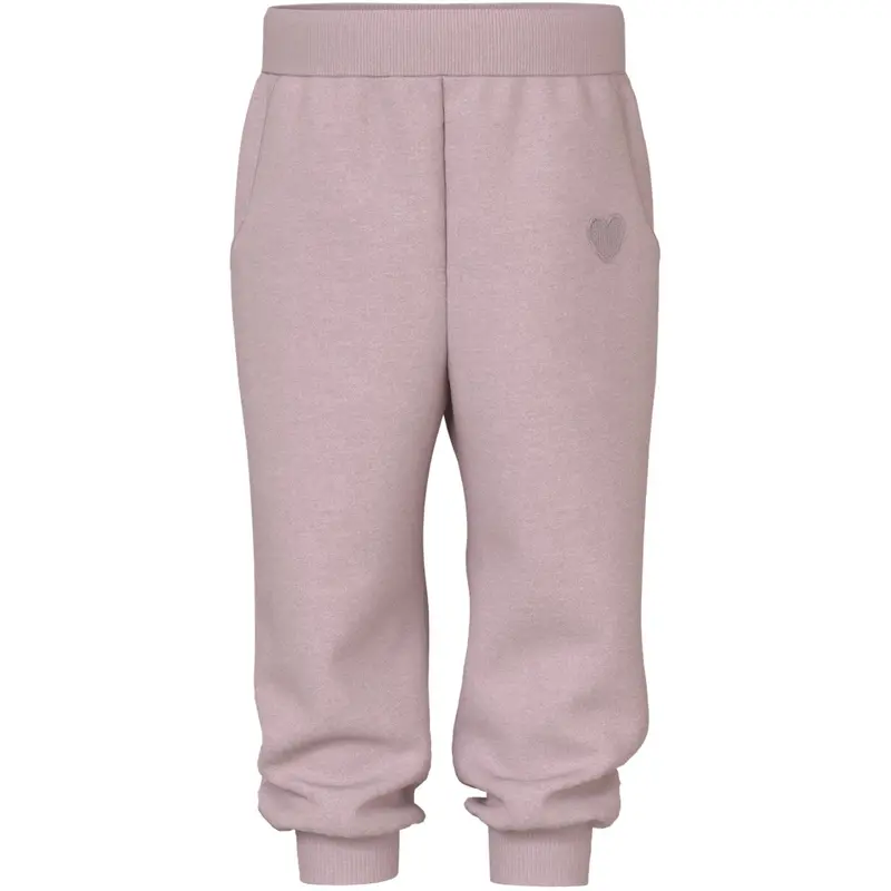 Name It Burnished Lilac Heart Embroidery Nmfvima Nreg Swe Bukser Bru 1