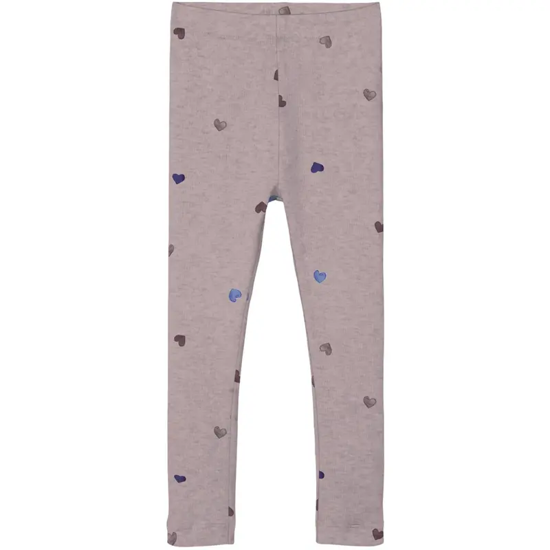 Name It Burnished Lilac Hearts Nmfnutti Leggings Noos 1