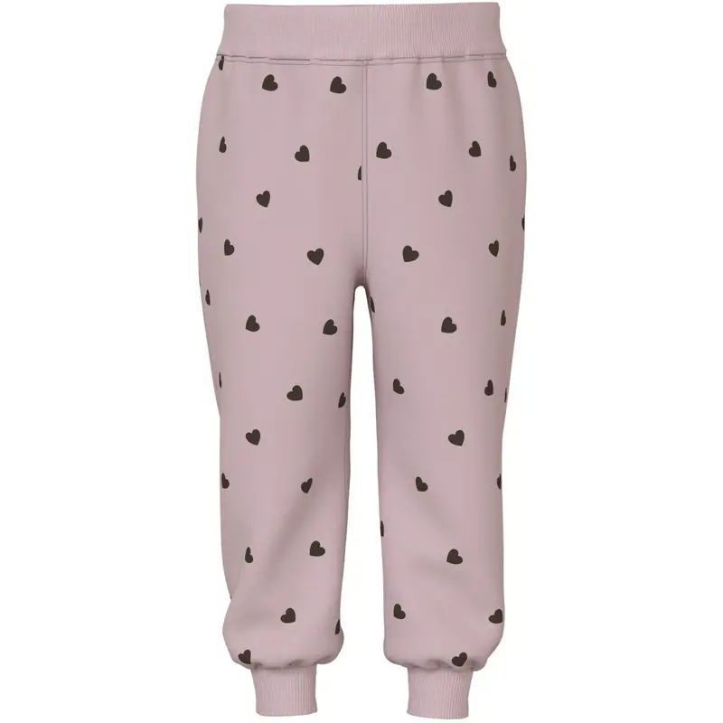 Name It Burnished Lilac Nmfneheart Sweat Bukser Bru 1