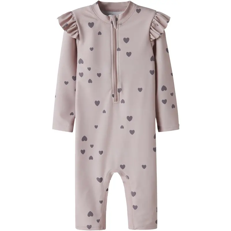 Name It Burnished Lilac Nmfzippa 3/4 Uv Badeheldragt 1