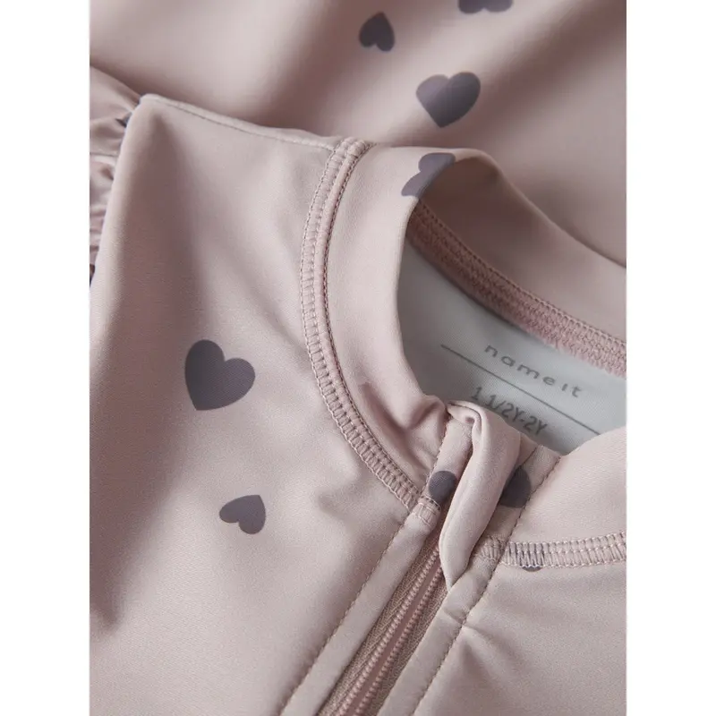 Name It Burnished Lilac Nmfzippa 3/4 Uv Badeheldragt 3