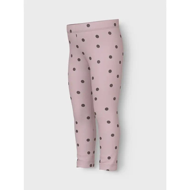 Name It Burnished Lilac Peppercorn Dot Nmfvivian Glitter Leggings 2