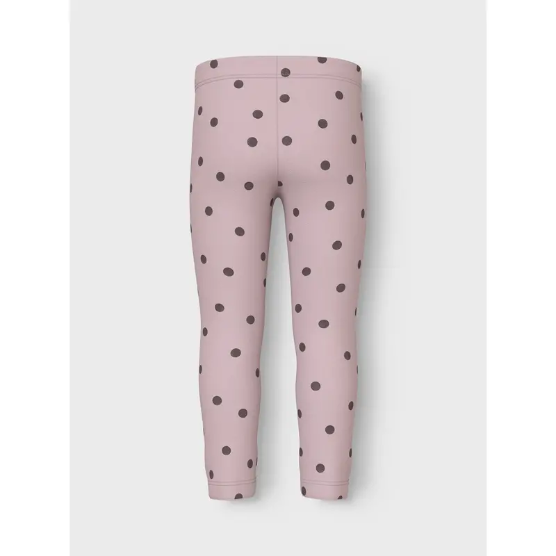 Name It Burnished Lilac Peppercorn Dot Nmfvivian Glitter Leggings 3