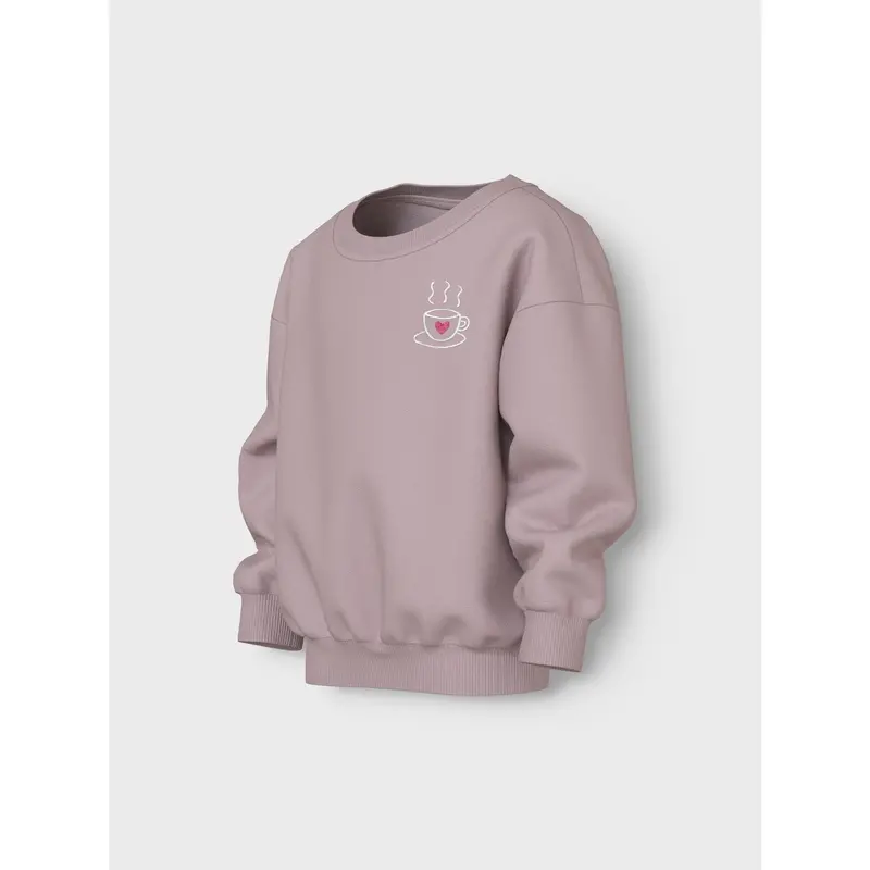 Name It Burnished Lilac Tea Cup Nmfvallene Ls Rlx Sweat Unb 2