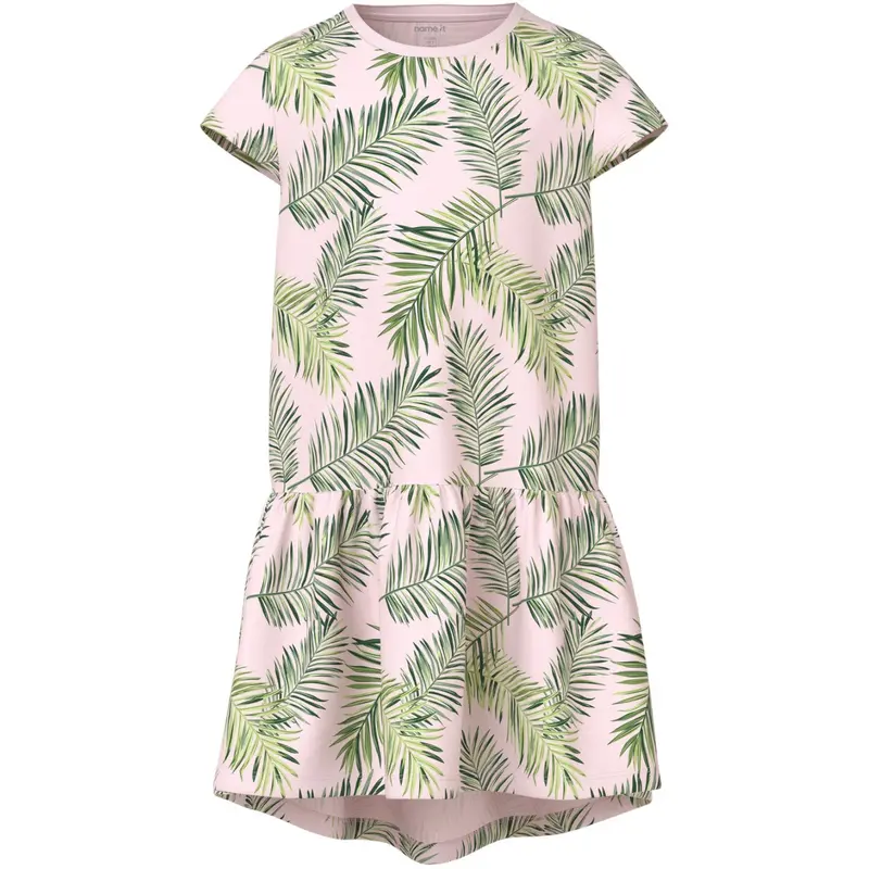 Name It Carinaria Palm Leaf Nkfvigga Capsl Kjole 1