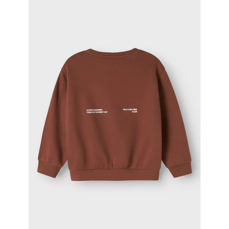 Name It Carob Brown Nmmokian Ls Rlx Swe Bru Bf 4