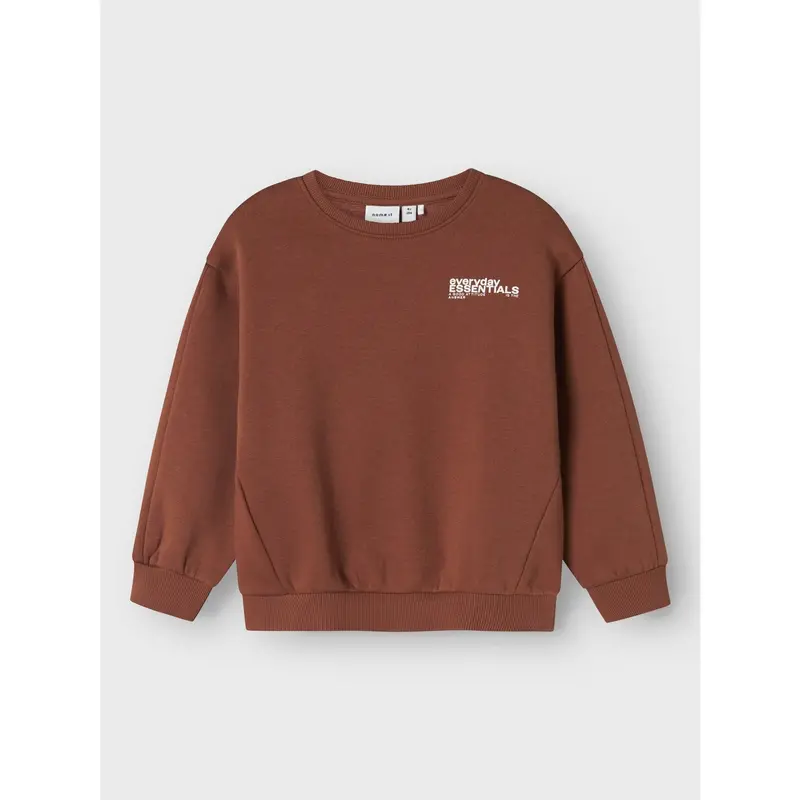 Name It Carob Brown Nmmokian Ls Rlx Swe Bru Bf 5