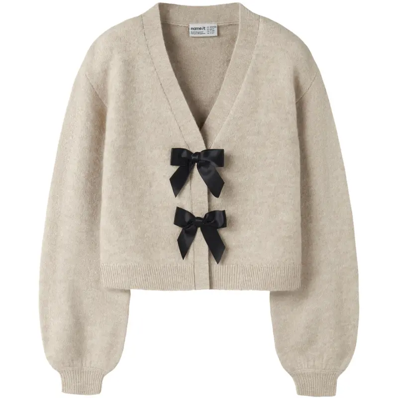 Name It Cement Black Bow Nkfrina Ls Strik Card 1