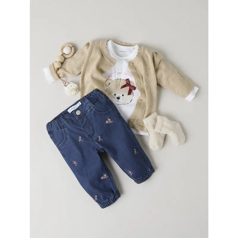 Name It Cement Nbfrolia Ls Knit Card 2