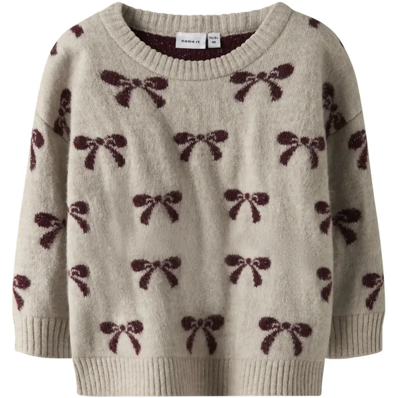 Name It Cement Nmfsenya Ls Knit 1