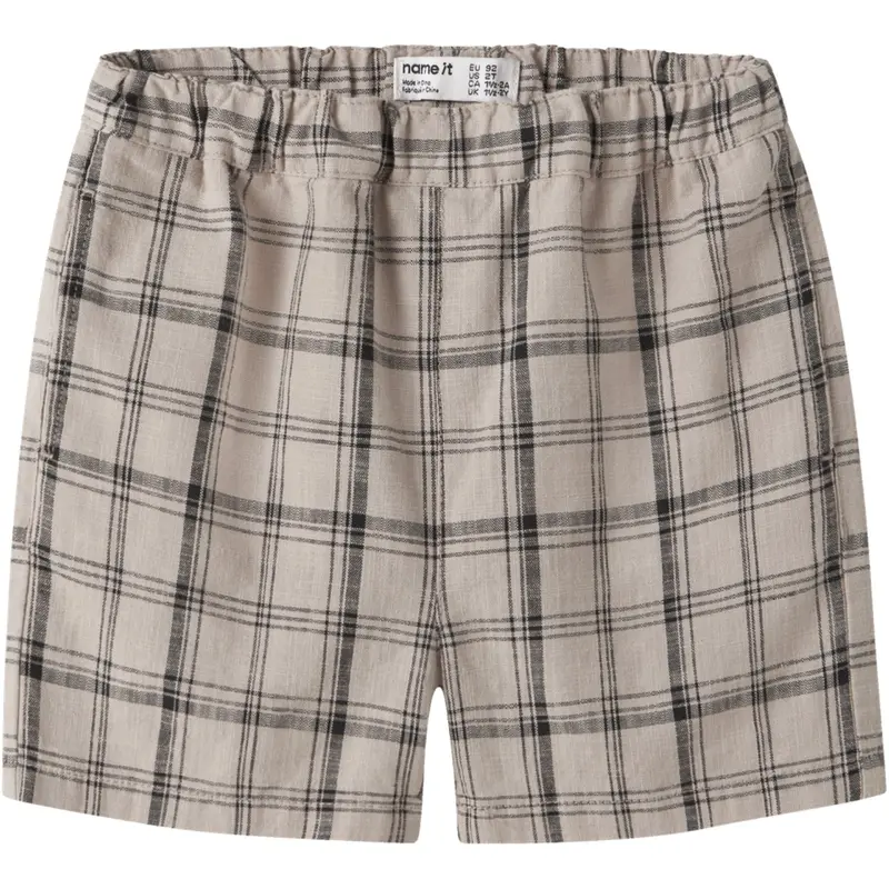 Name It Chateau Gray Check Nmmhowie Nreg Shorts Box 1