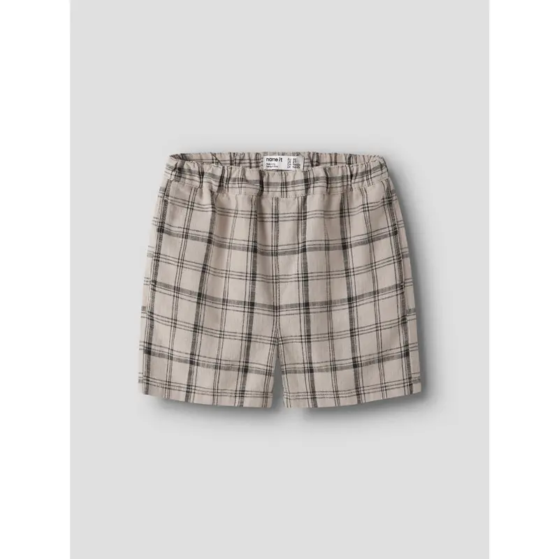 Name It Chateau Gray Check Nmmhowie Nreg Shorts Box 3