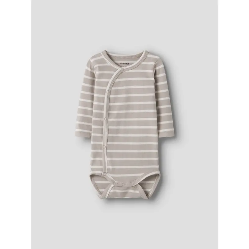 Name It Chateau Gray Nbnosuppa Ls Slå-Om Body 4