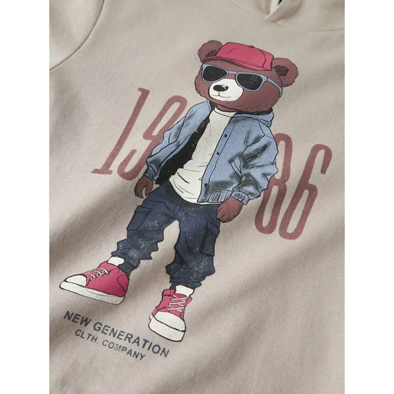 Name It Chateau Gray Nkmdobs Ls Nreg Sweat Wh Unb Box 4
