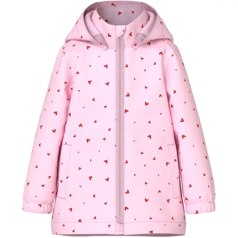 Name It Cherry Blossom Small Hearts Nmfmaxi Jakke Li Aop Noos 1