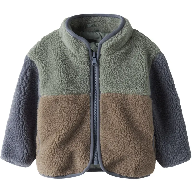 Name It Chinois Green Nbmmimba Sherpa Jakke 1