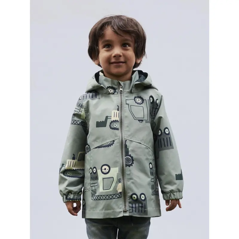Name It Chinois Green Nmmmax Jakke Li Aop Noos 2