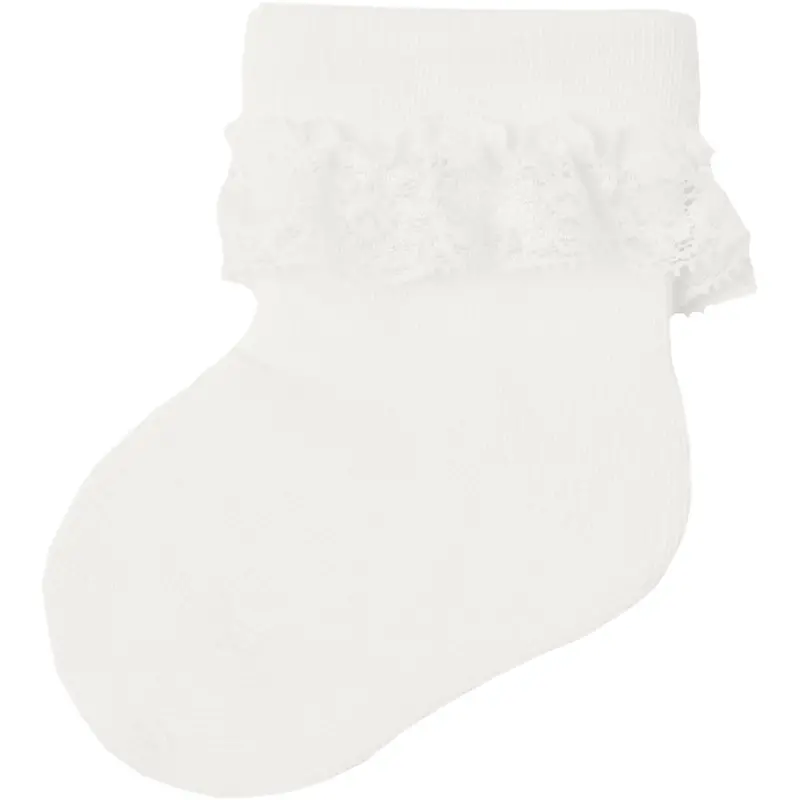Name It Cloud Dancer Nbfopagna Strømper 1