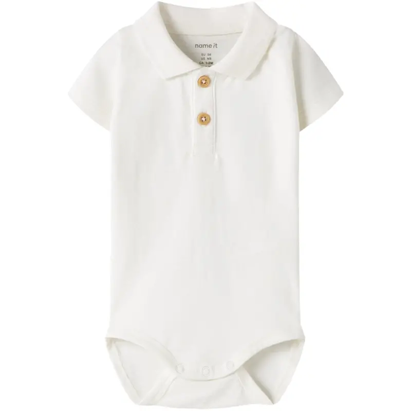 Name It Cloud Dancer Nbmhofman Ss Polo Body 1