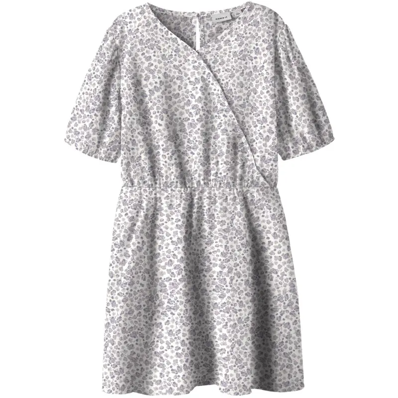Name It Cloud Dancer Nkffany Ss Slå-Om Kjole Pb 1