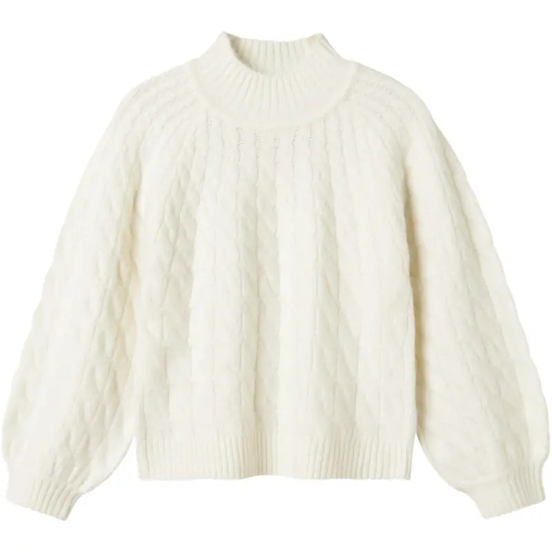 Name It Cloud Dancer Nkfnadalie Ls Strik 1
