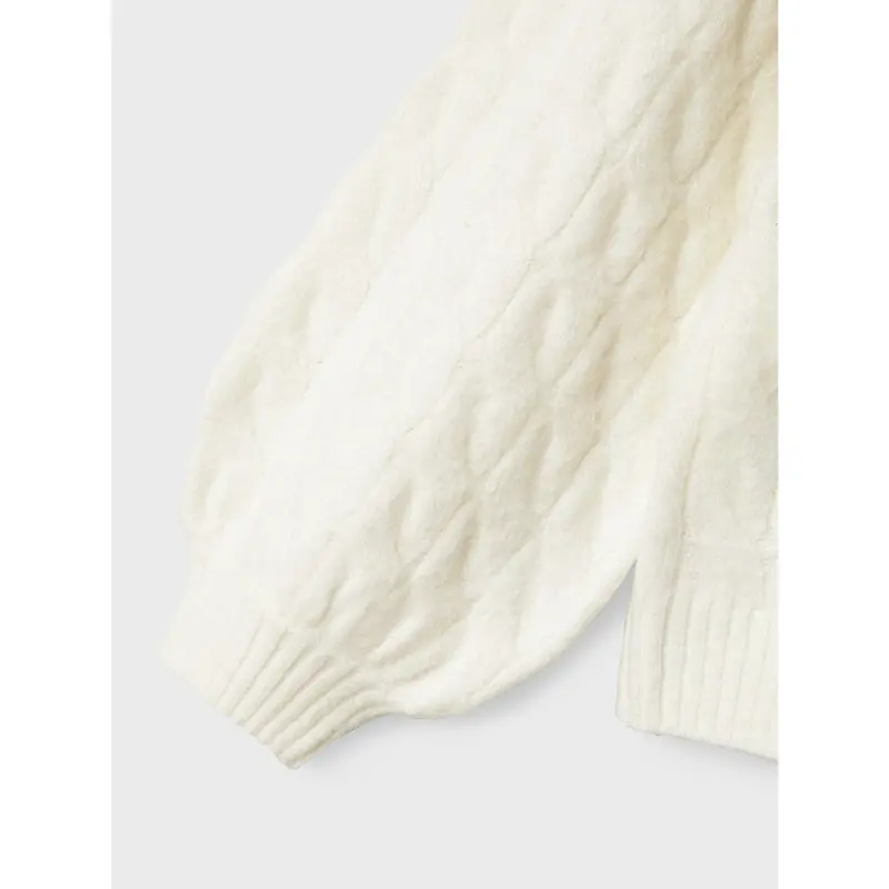 Name It Cloud Dancer Nkfnadalie Ls Strik 2