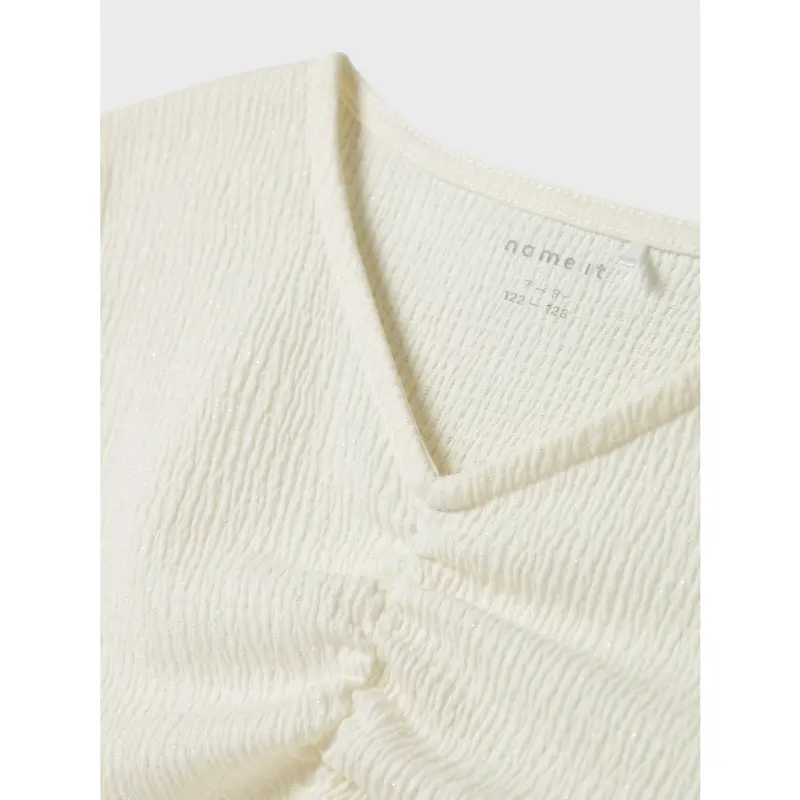 Name It Cloud Dancer Nkfodny Ls Slim Top 2