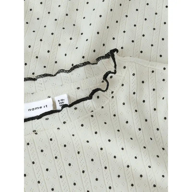 Name It Cloud Dancer Nkftania Ls Slim Top 3