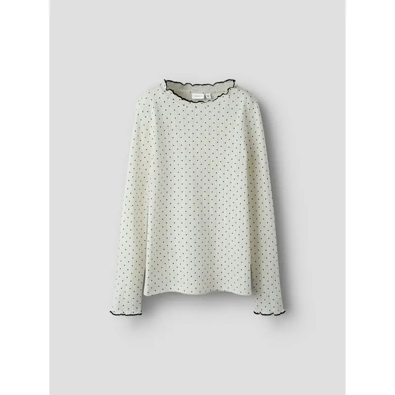 Name It Cloud Dancer Nkftania Ls Slim Top 5