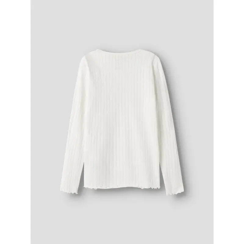 Name It Cloud Dancer Nkfvibse Ls Slim Top 2