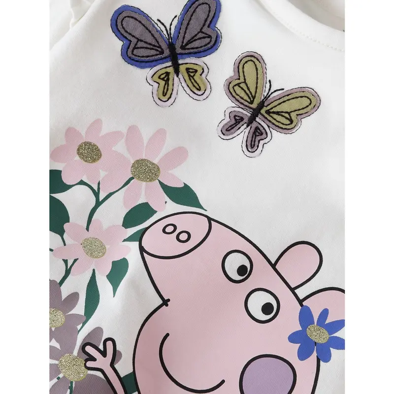 Name It Cloud Dancer Nmfanna Peppa Ls Top Box Cplg 2