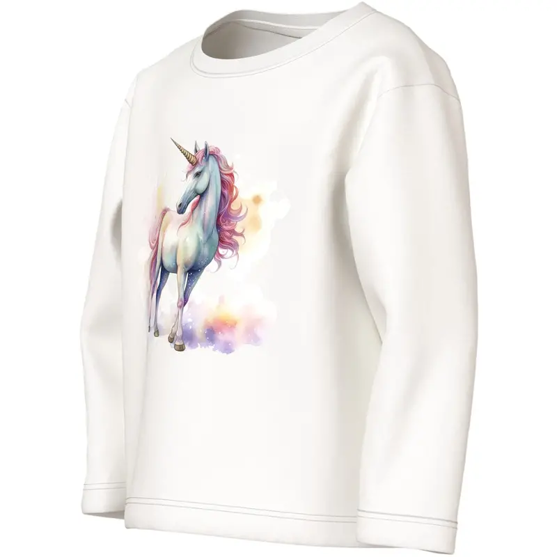 Name It Cloud Dancer Pink Unicorn Nmfvotea Ls Nreg Top 2