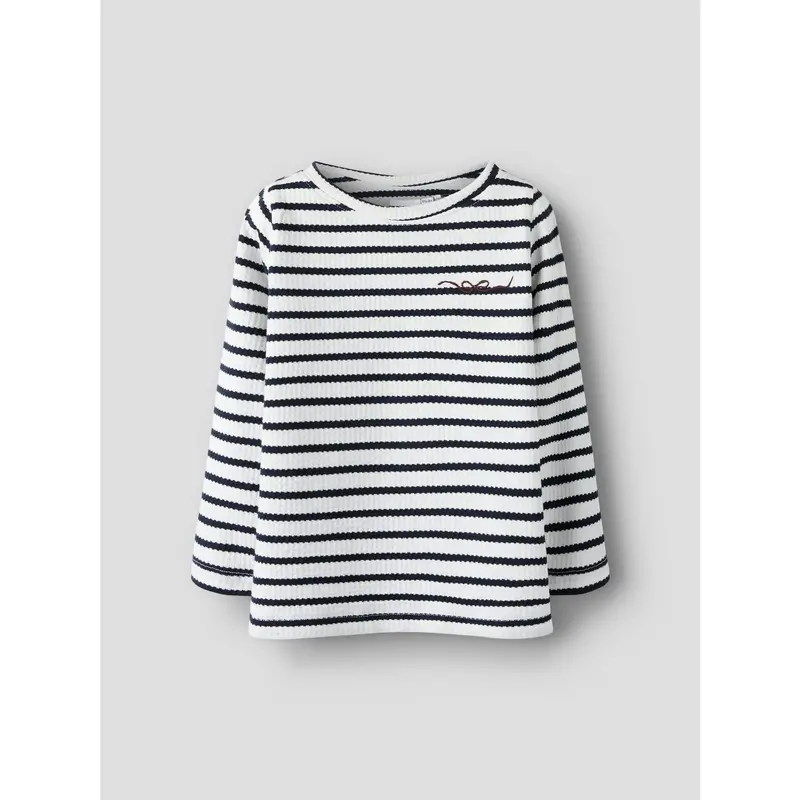 Name It Cloud Dancer Sky Captain Nmfkattie Ls Slim Top 3