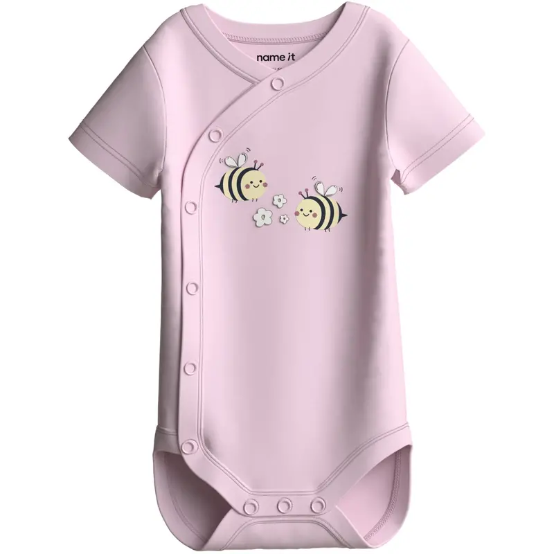 Name It Cradle Pink Bee Nbfvubie Ss Slå-Om Body 1