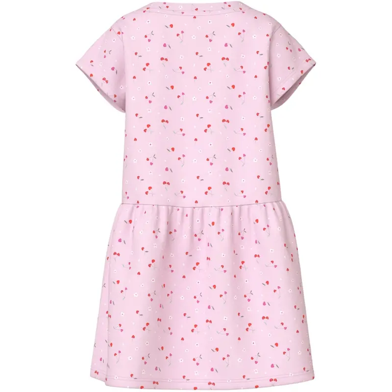 Name It Cradle Pink Heart Cherries Nmfvilinse Capsl Kjole 3