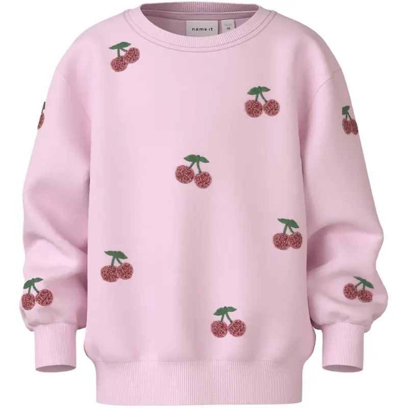 Name It Cradle Pink Nmffairy Ls Light Sweat Unb 1