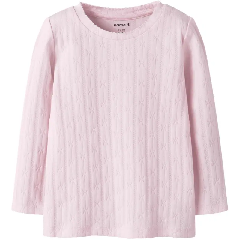 Name It Cradle Pink Nmffly Ls Slim Top 1